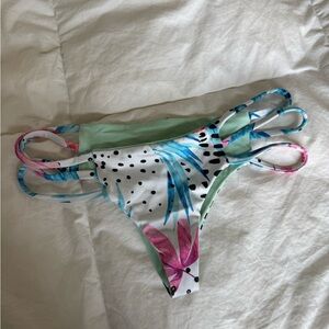 Tropical Print Bikini Bottom